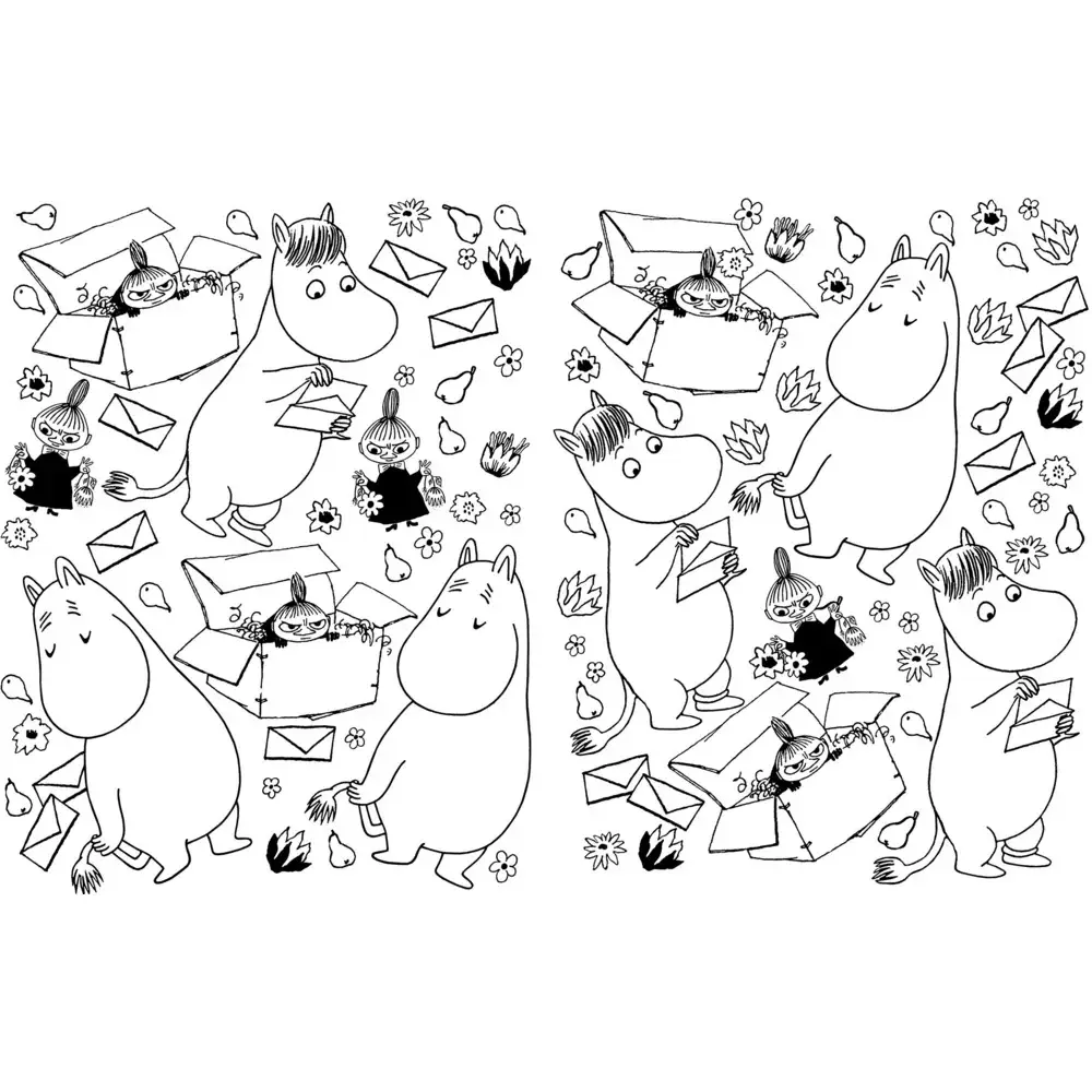 The Moomin Colouring Book фото книги 3