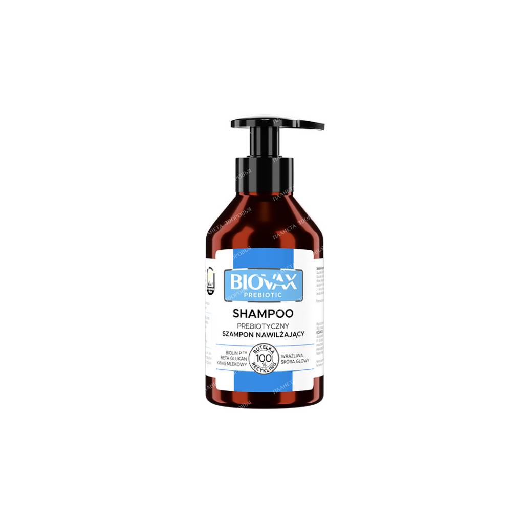 Biovax Prebiotic Moisturizing Shampoo with Prebiotics, 200 ml