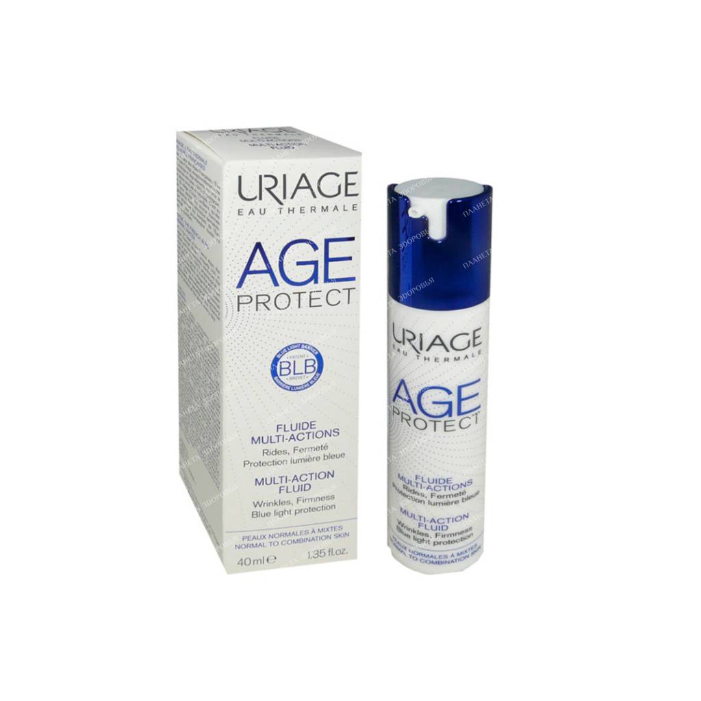 Uriage Fluid for face AGE PROTECT FLUIDE MULTI-ACTIONS multifunctional. daytime, 40 ml