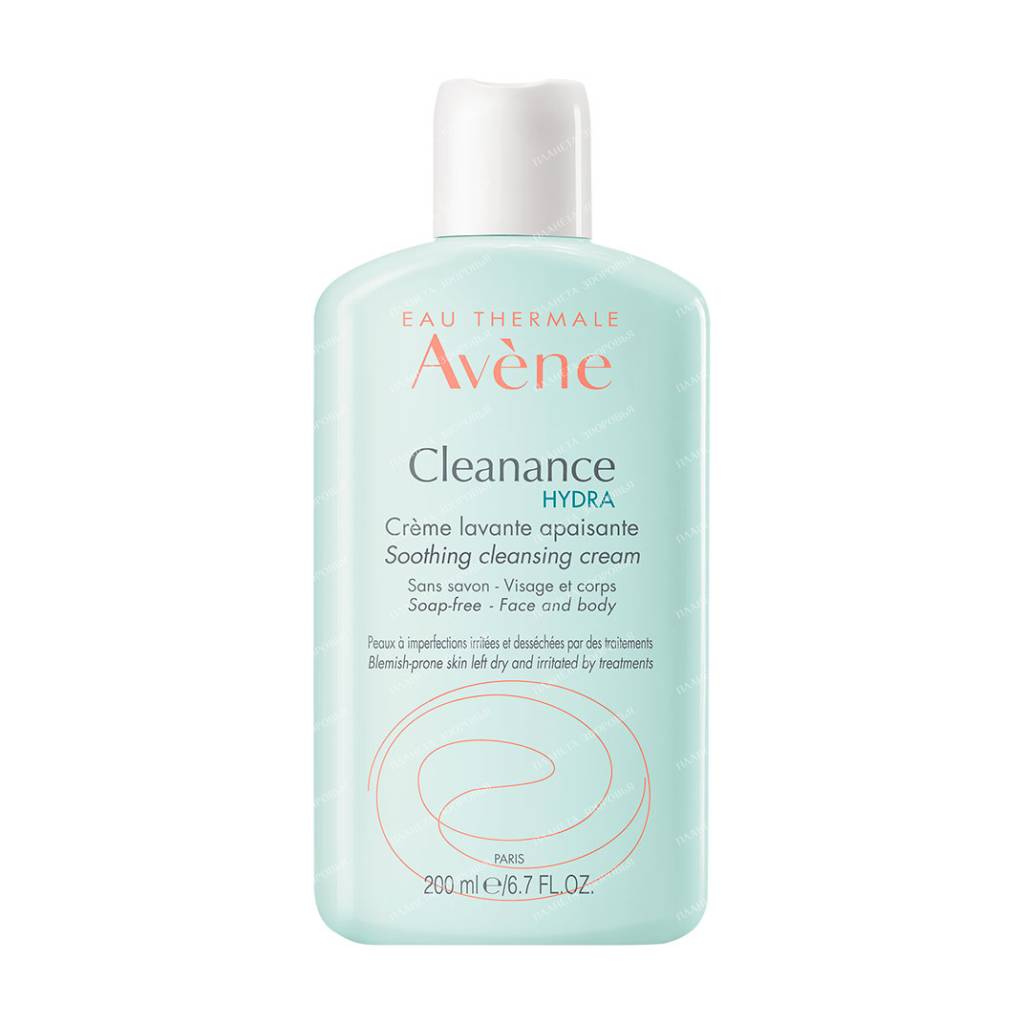 AVENE CLEANANCE HYDRA Cleansing Soothing Cream for Problem Skin 200 ml