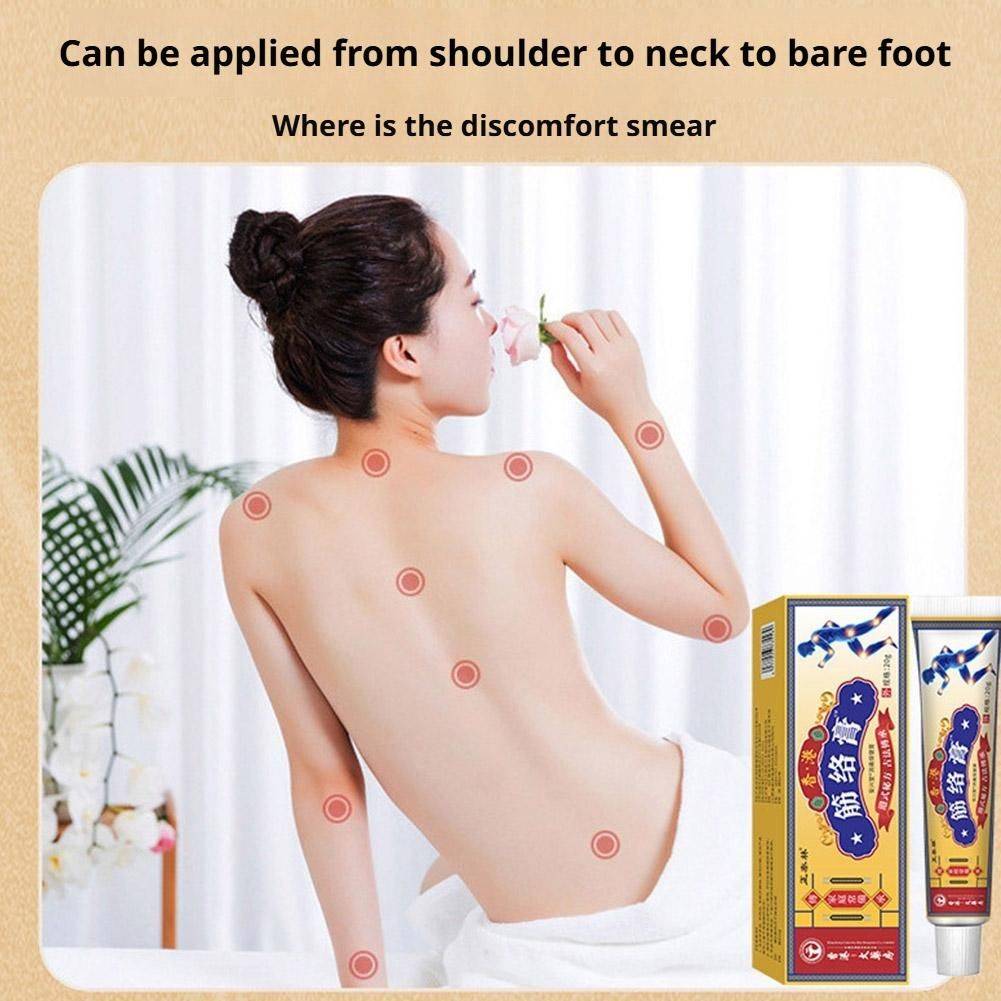 Zhengtailin Muscle and Vein Cream 20 g - Yellow #14