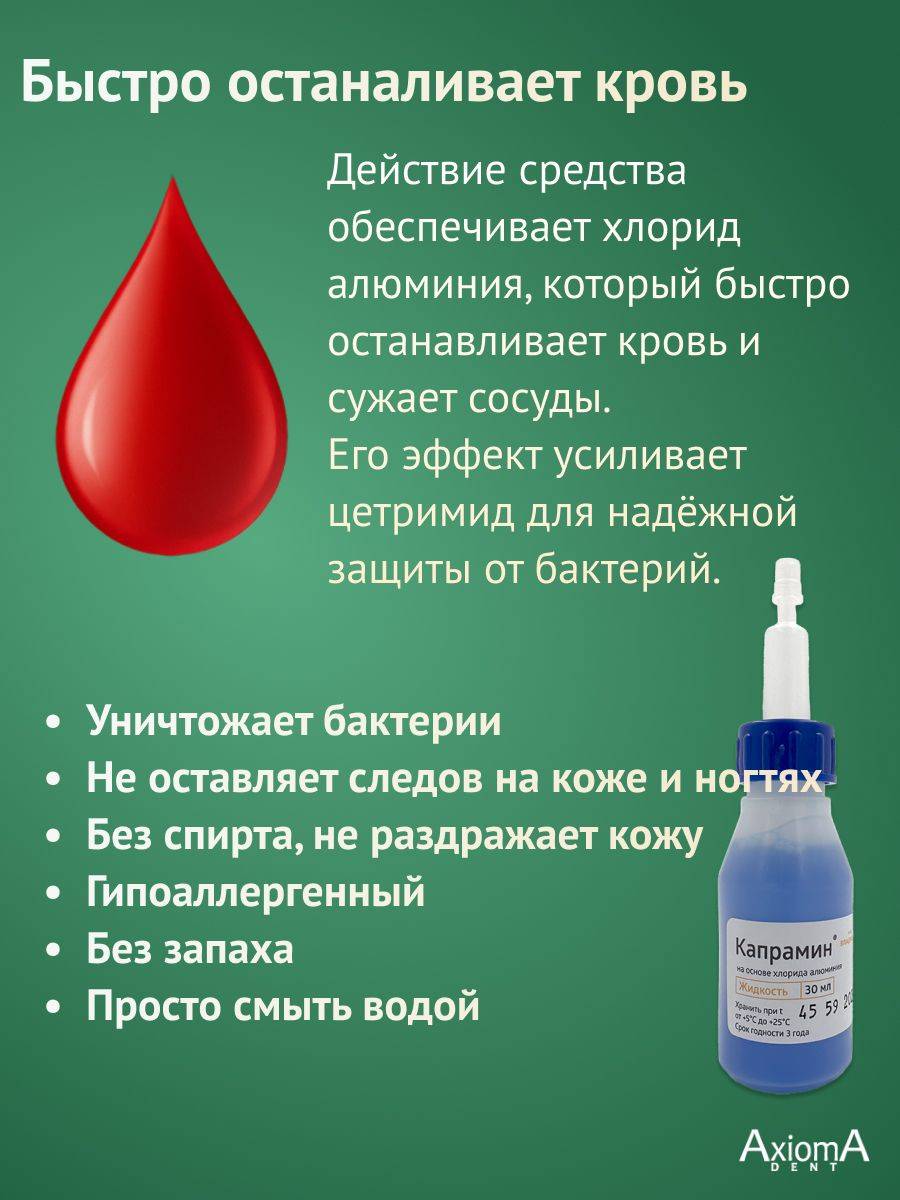 VladMiva Kapramin 30 ml Hemostatic Liquid — Antiseptic for Dental, Manicure and Pedicure Use #4
