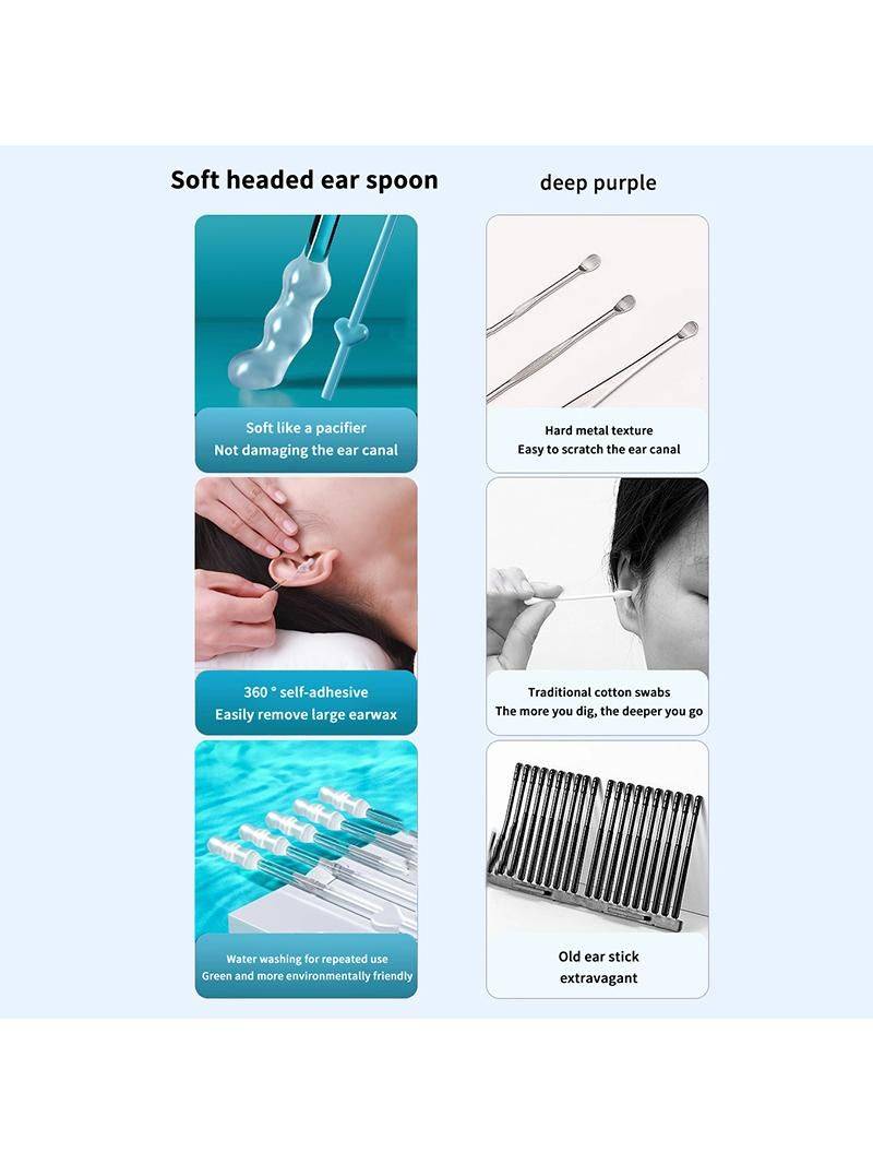LM Ear and Nose Cleaning Tool, 24 Count, Plastic and Silicone #11