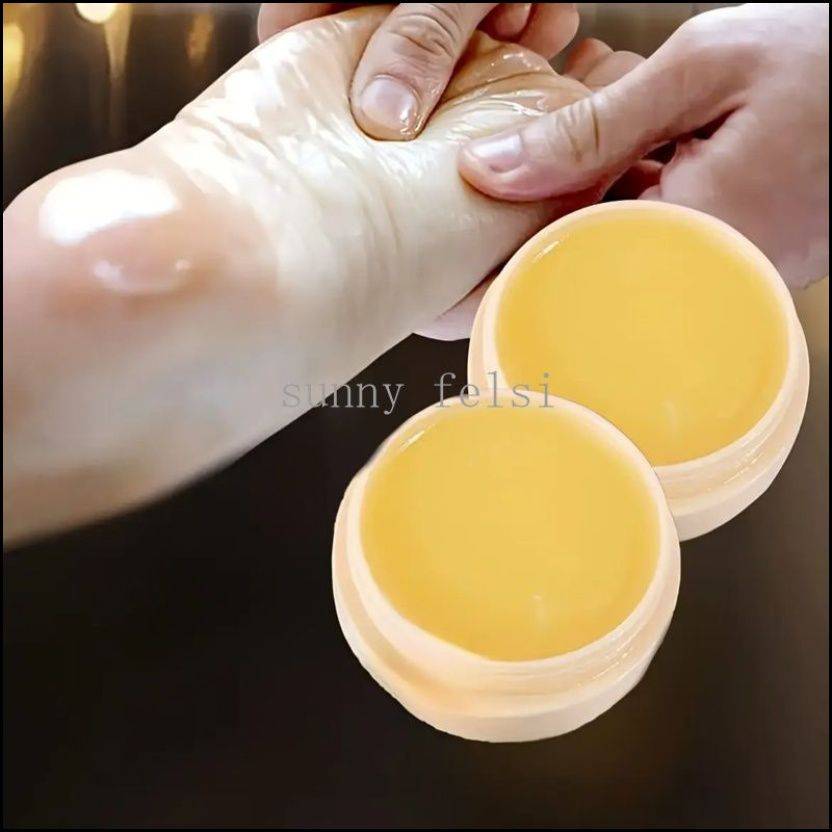 Foot Cream for Cracked Heels and Soles, 1.10 mL Bottle, Yellow #14