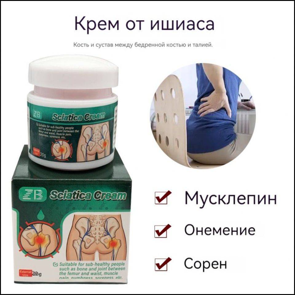 Sciatic Nerve, Joint, and Muscle Pain Relief Ointment, 20g #8