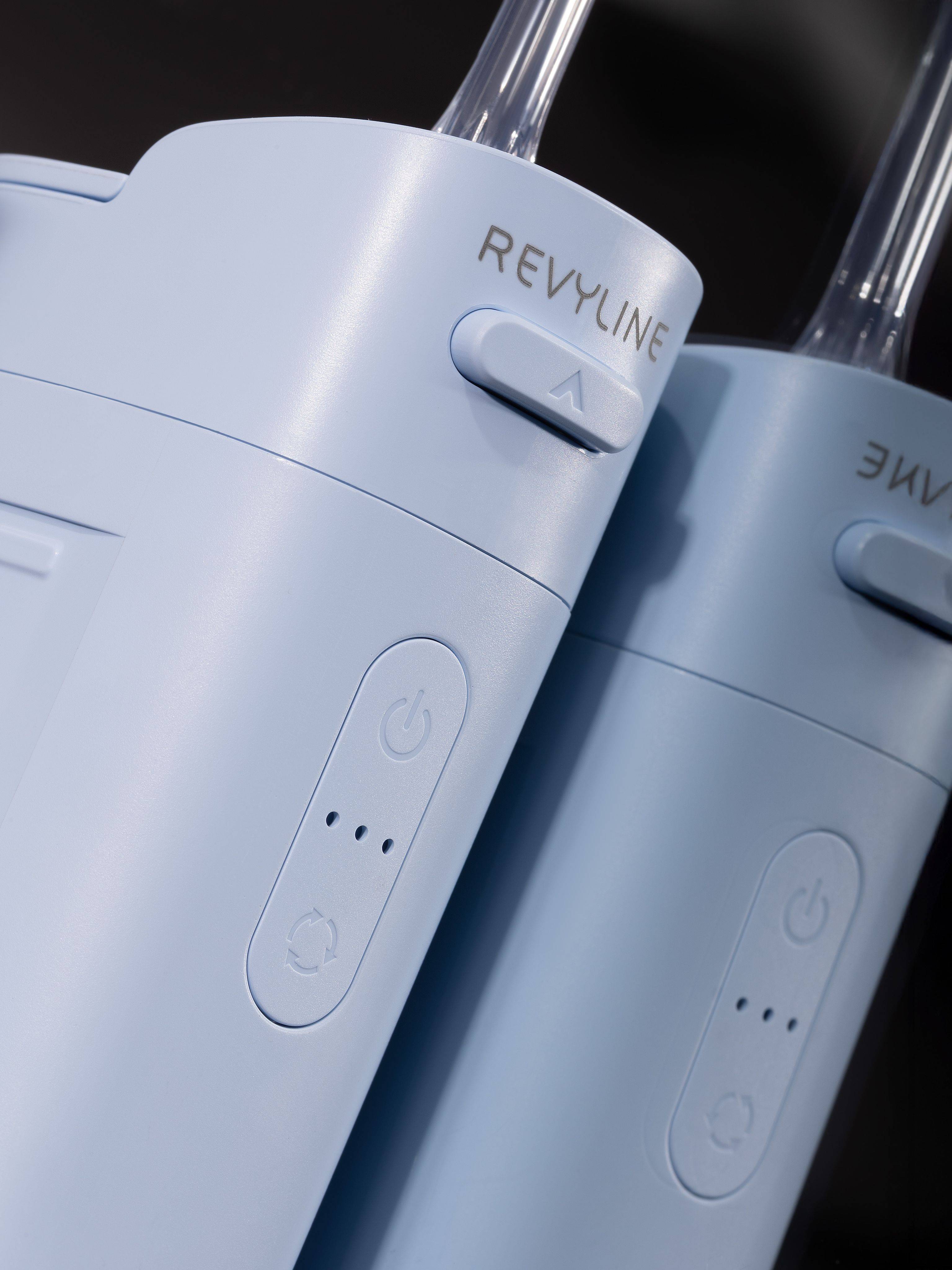 Revyline RL 840 Portable Oral Irrigator with UV Lamp, Blue, Compact, Mini Slider, for Teeth and Braces, Foldable #16