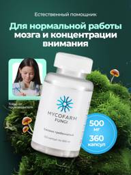 MycoFarm Fungi Lion’s Mane Capsules, 500 mg, 360 Count #1
