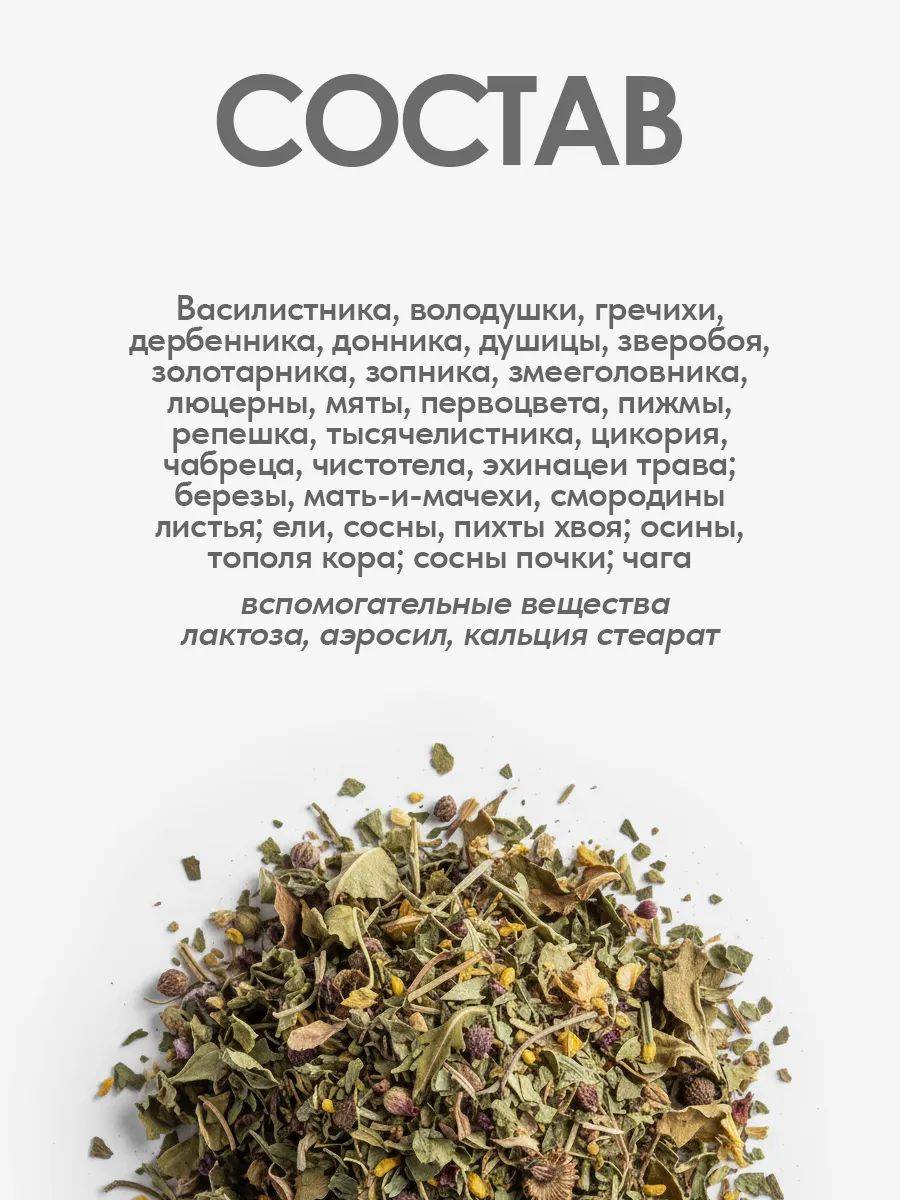 Gordeev Herbal Mixture 'Bakteriyam Stop' for Chronic Bronchitis and Pneumonia, 90 Tablets #5