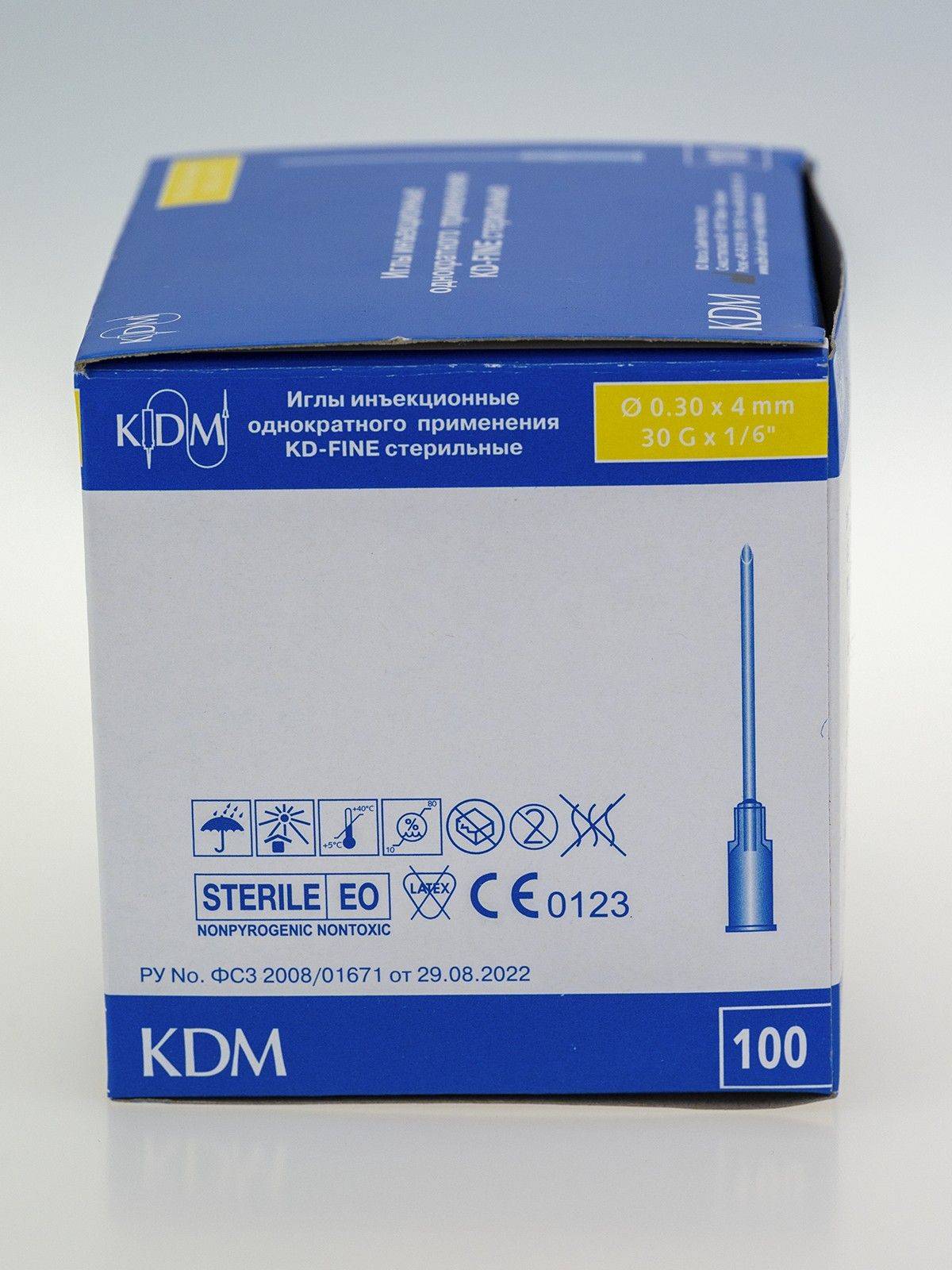 KDM Injection Needles KD-FINE, 30G, 0.30x4, 100 pcs #5