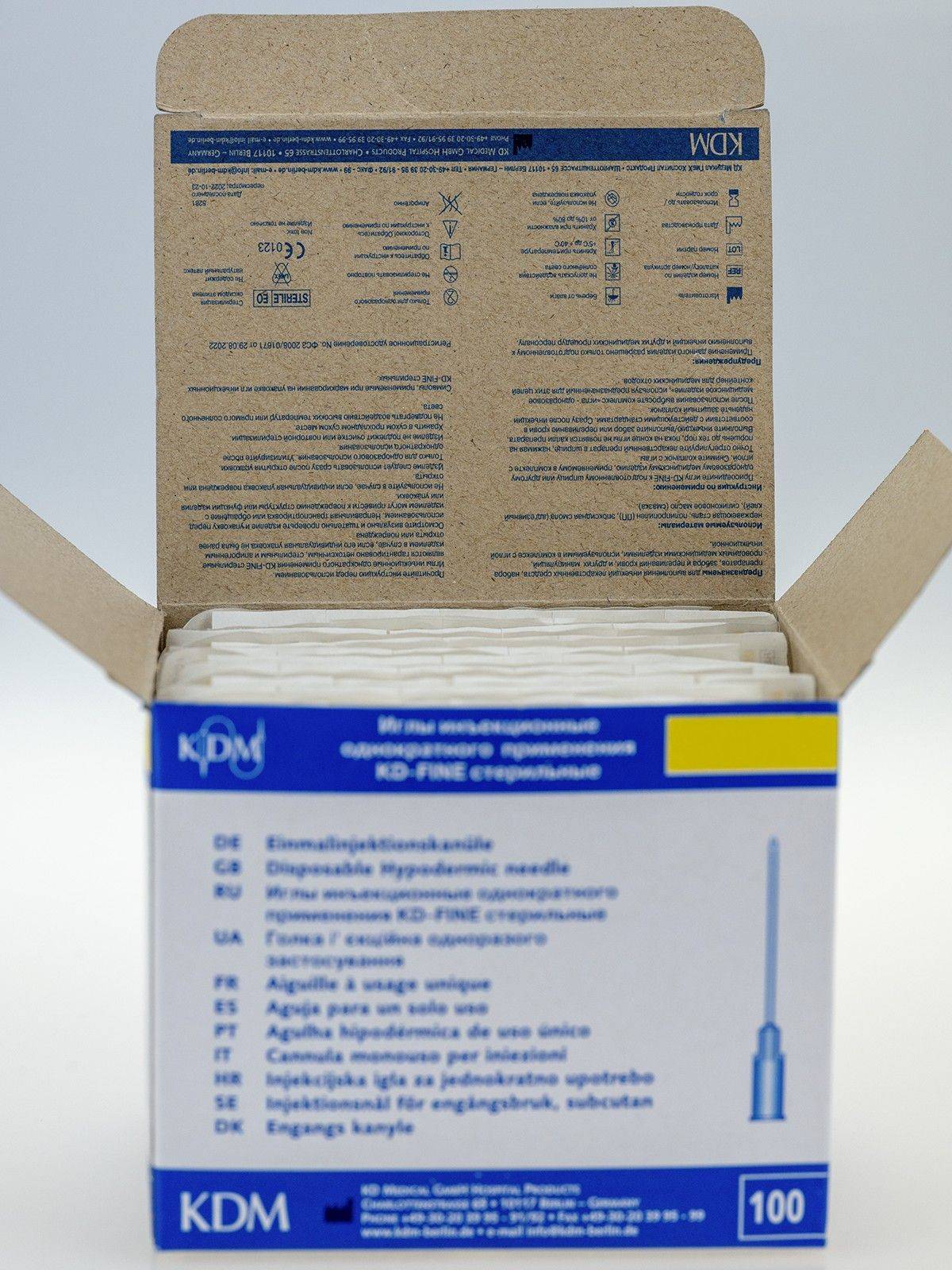 KDM Injection Needles KD-FINE, 30G, 0.30x4, 100 pcs #8