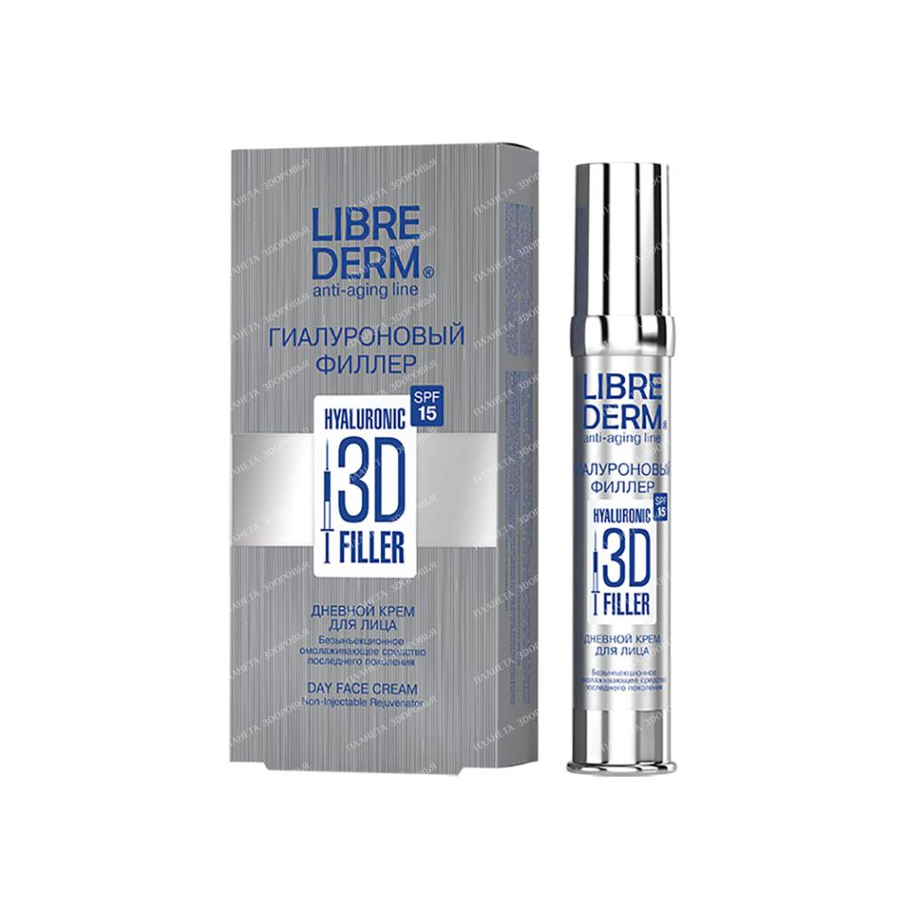 LIBREDERM 3D Hyaluronic Filler Face Day Cream SPF 15 30 ml