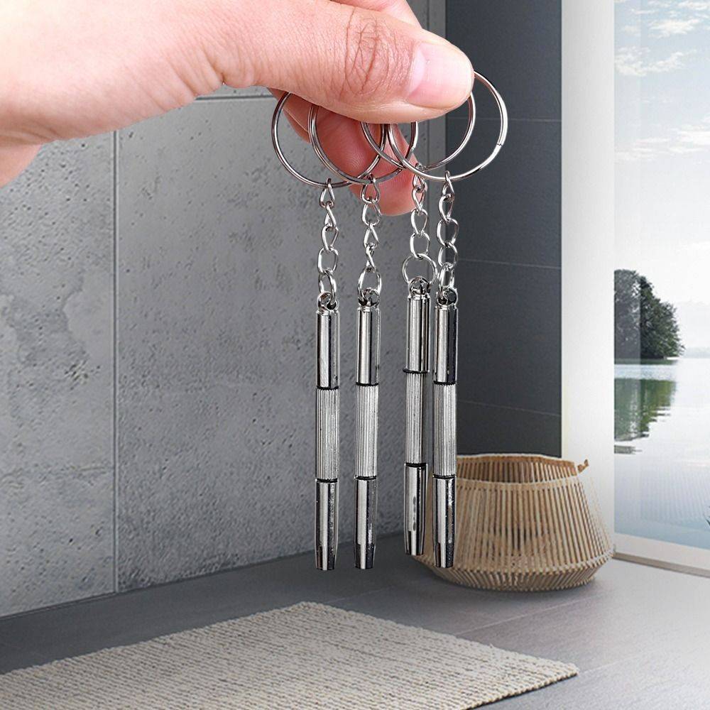 Multifunction Eyeglass Repair Tool Set, 5 pcs, Silver Metal #5