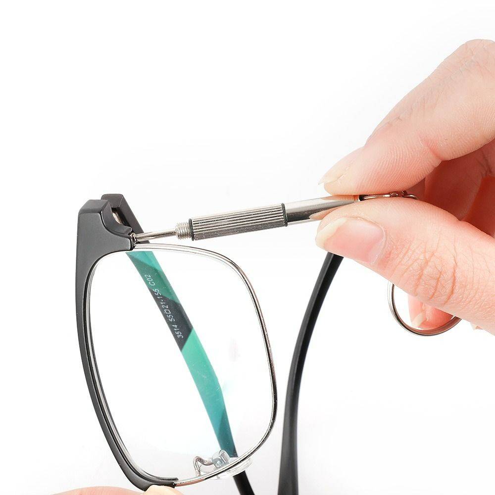 Multifunction Eyeglass Repair Tool Set, 5 pcs, Silver Metal #11
