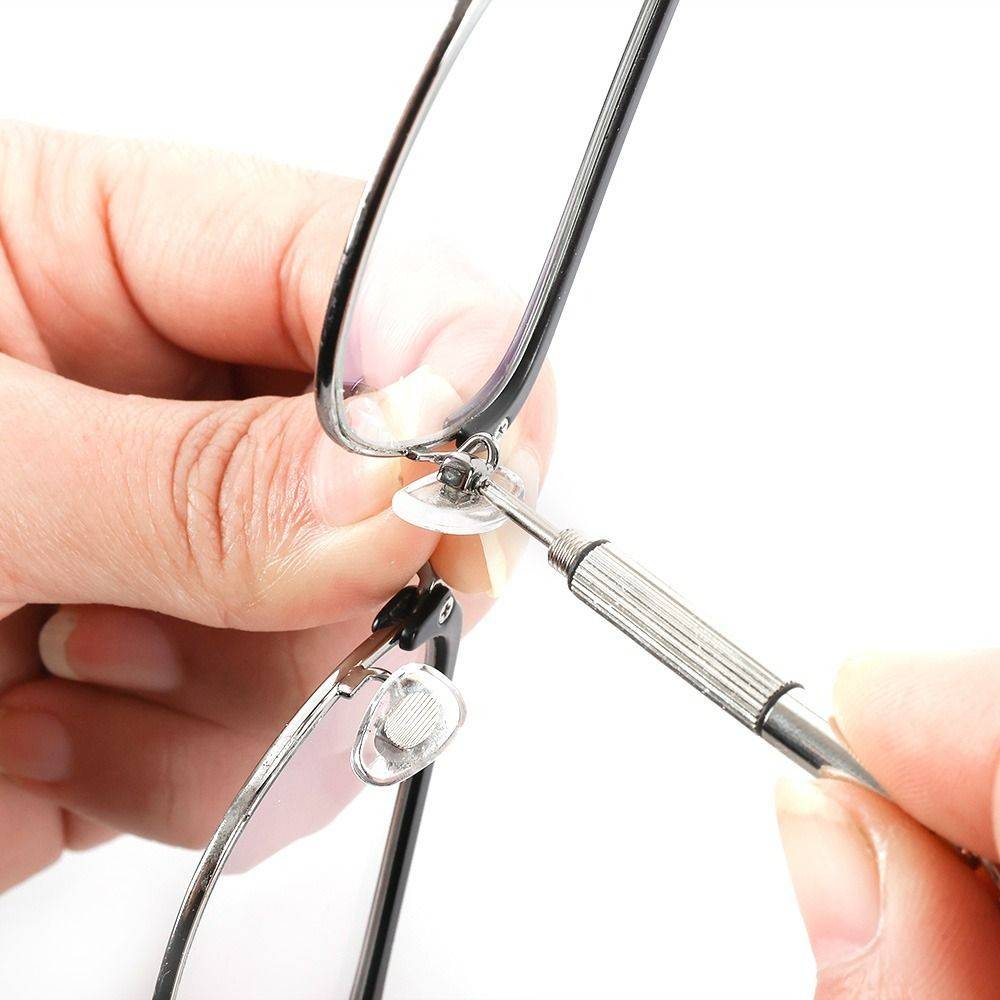 Multifunction Eyeglass Repair Tool Set, 5 pcs, Silver Metal #12