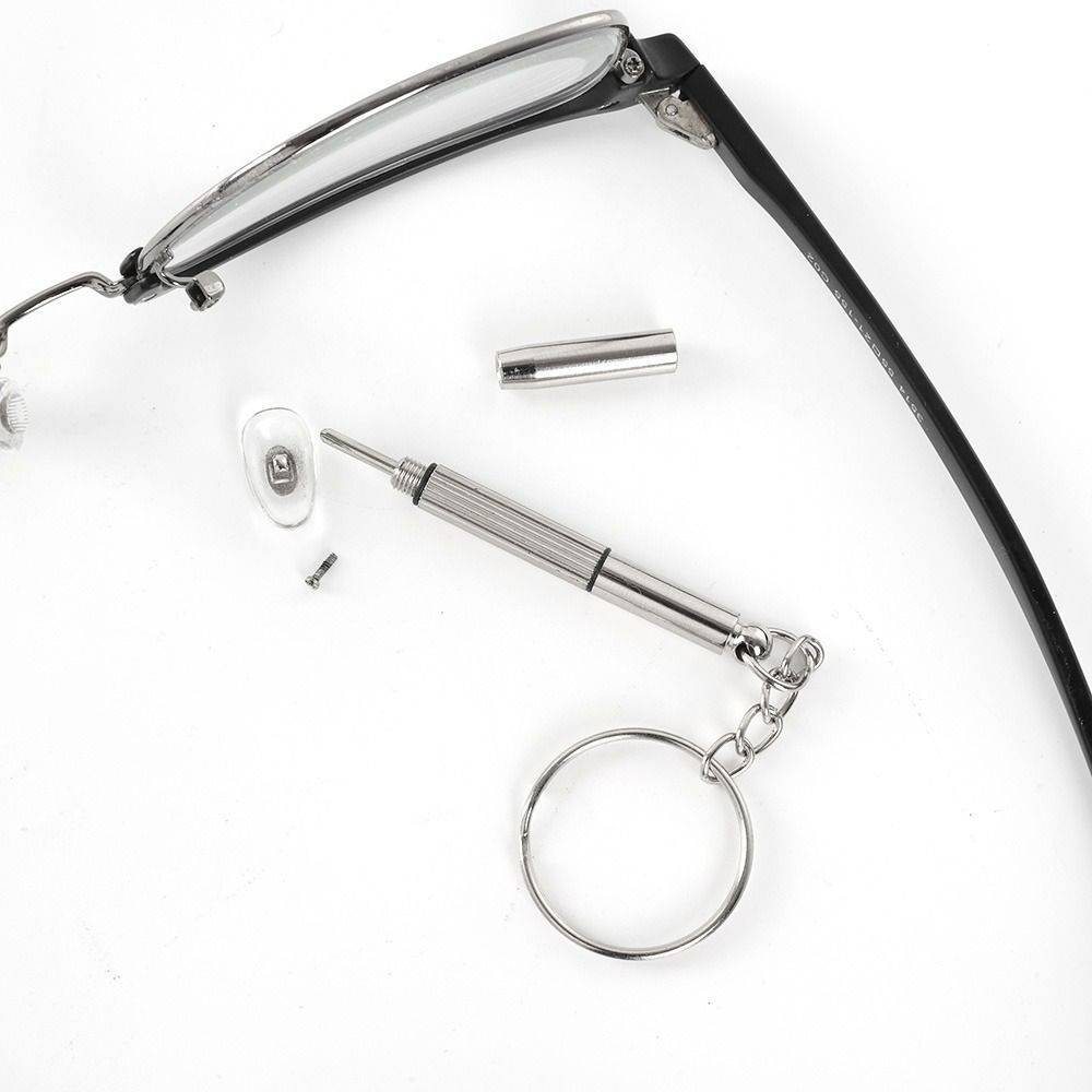 Multifunction Eyeglass Repair Tool Set, 5 pcs, Silver Metal #13