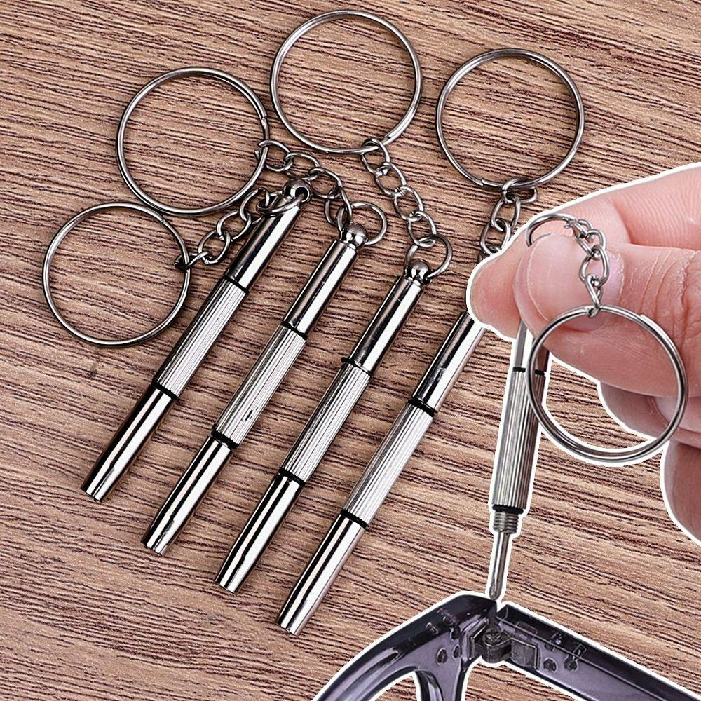 Multifunction Eyeglass Repair Tool Set, 5 pcs, Silver Metal #9