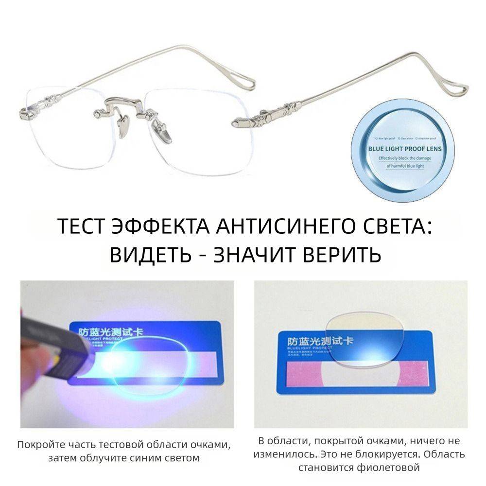 Blue Light Blocking Computer Glasses with Polycarbonate Lenses – Multi-Diopter Options (+1.00 to +4.00) for Men & Women #3