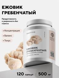 MASGUTOV Lion's Mane Mushroom Capsules, 500 mg, 120 Count #1