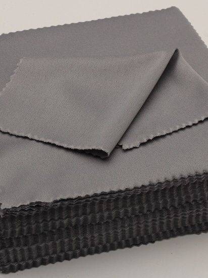 Black Flannel Microfiber Cloth with Two-Sided Nap for Glasses and Lenses #3