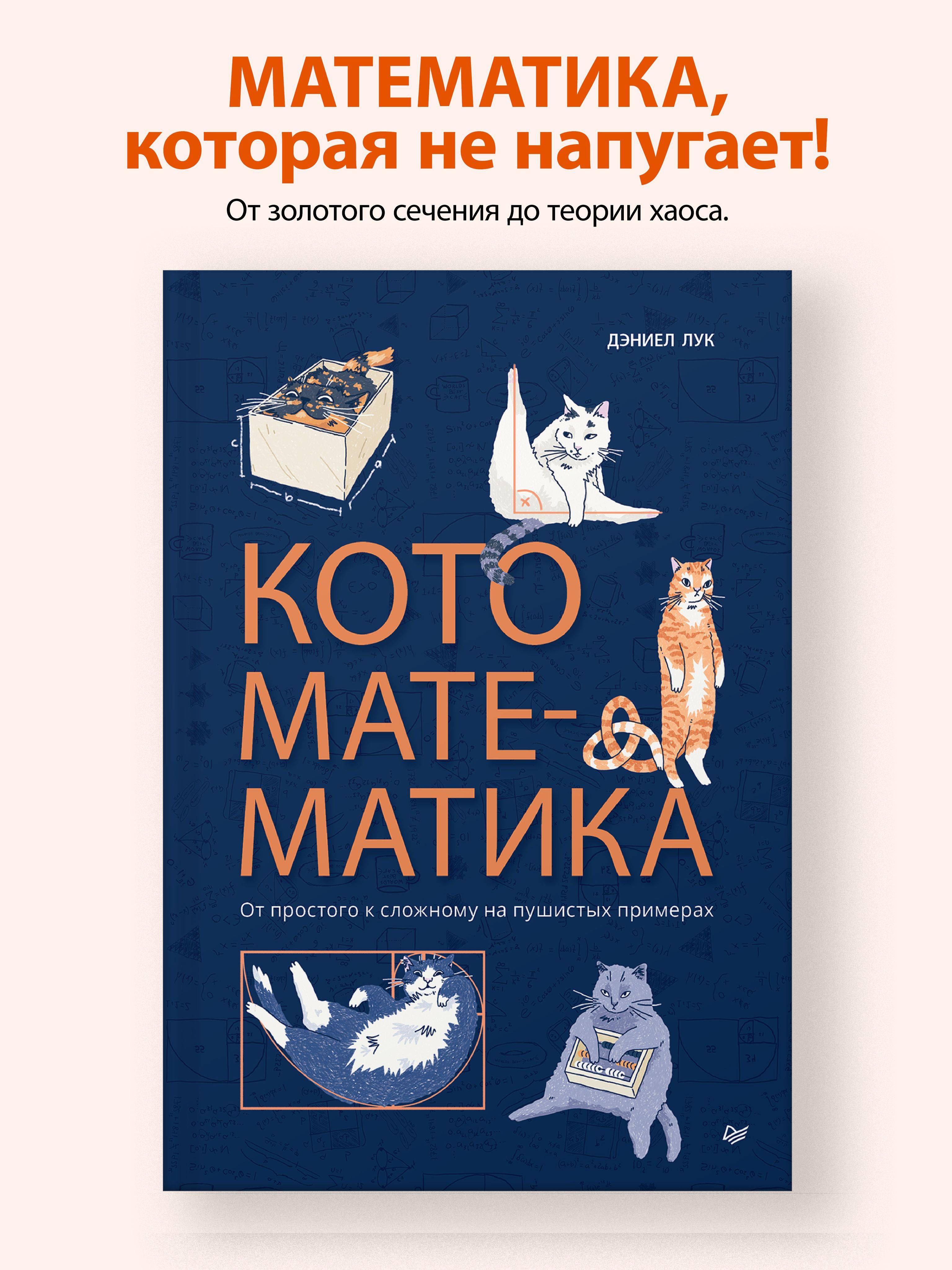 Кото-математика. От простого к сложному на пушистых примерах / книги о математике | Math Practice Book (128 pages)