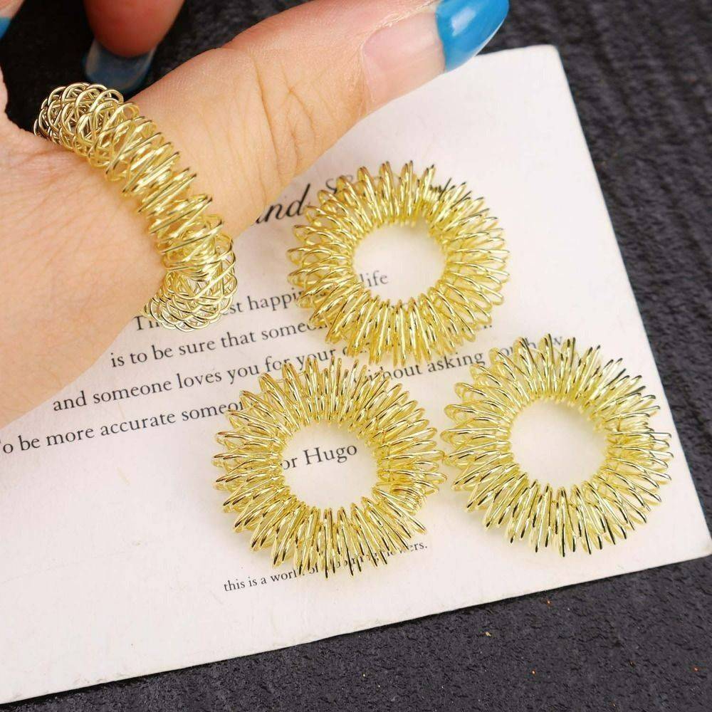 Finger Massage Rings, Spring Ring, 5 Pieces #3