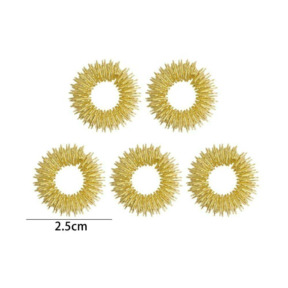 Finger Massage Rings, Spring Ring, 5 Pieces #2