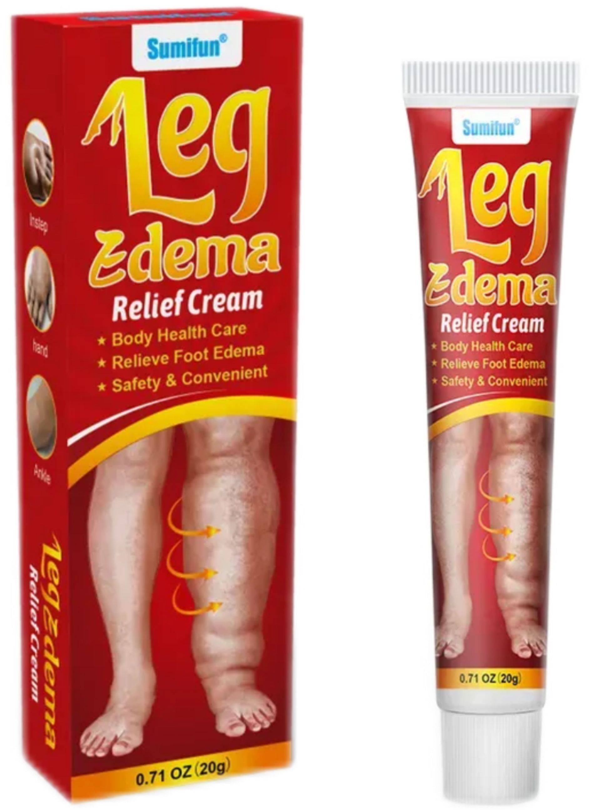 Sumifun Leg Edema Relief Cream 20 g — White cream for leg and ankle swelling support #4
