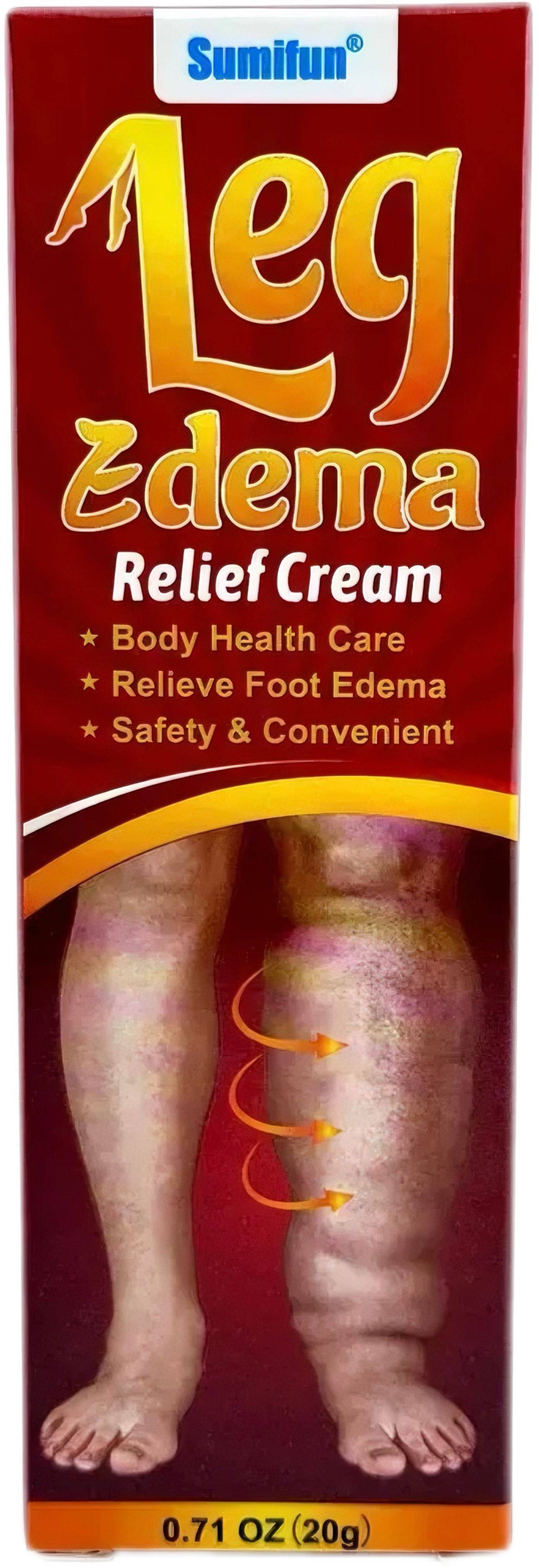 Sumifun Leg Edema Relief Cream 20 g — White cream for leg and ankle swelling support #3