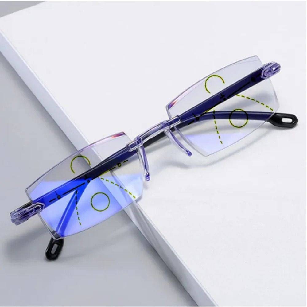 Computer Reading Glasses - Black-Blue, Brown, Unisex Design #4