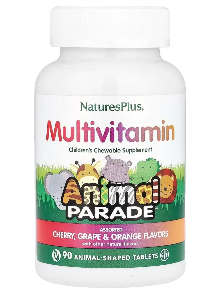Natures Plus Animal Parade Multivitamin Chewables, 90 Tablets #1