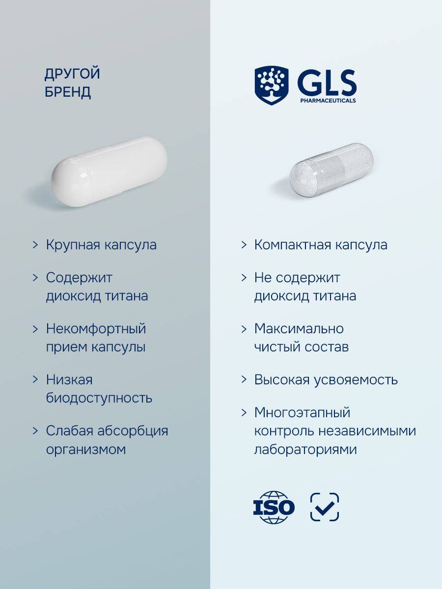 GLS Pharmaceuticals Marine Collagen with Devil's Claw Extract, 120 Capsules, 700mg #3