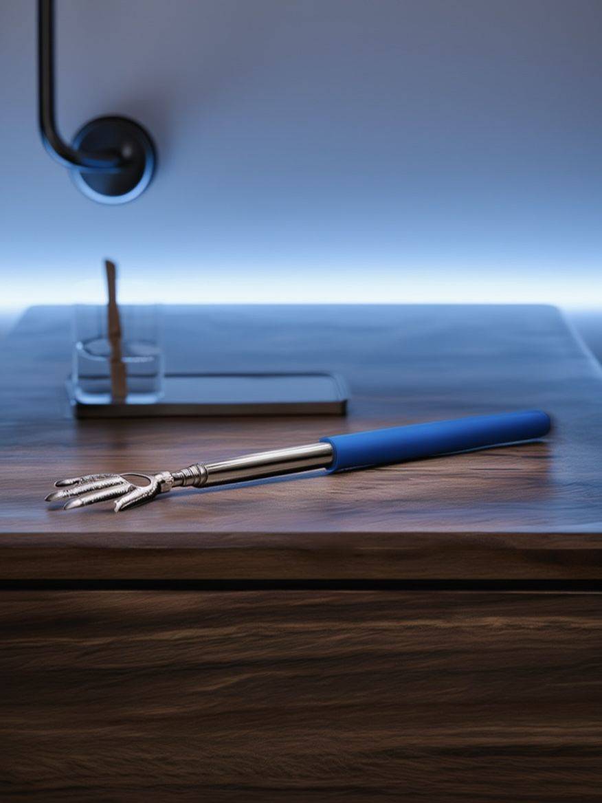 Telescoping Back Massage Stick 22–59 cm Metal, Blue #7