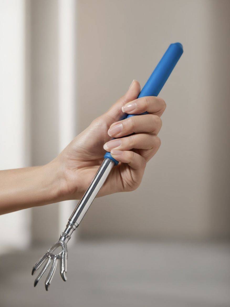 Telescoping Back Massage Stick 22–59 cm Metal, Blue #5
