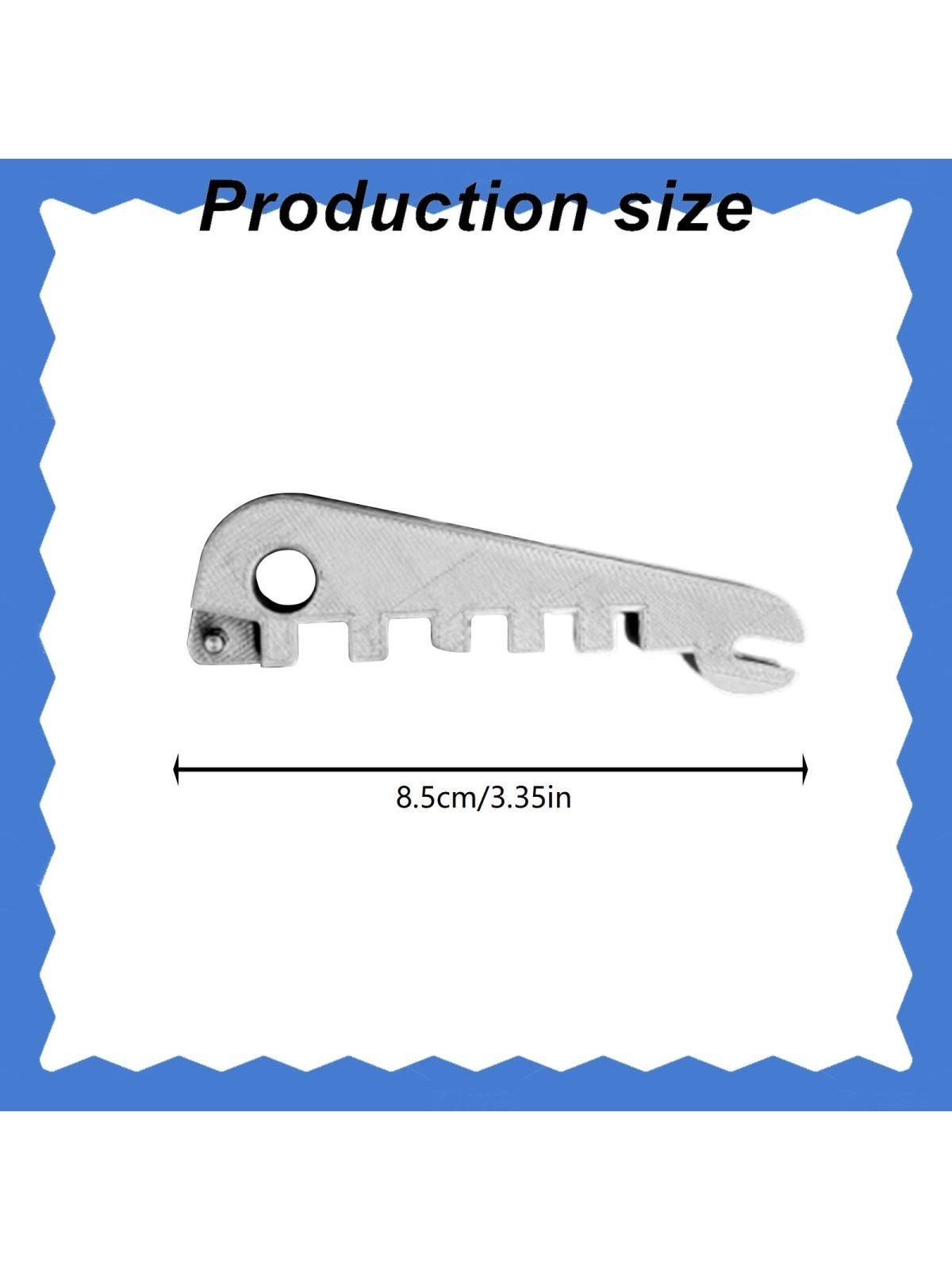 Professional Eyeglass Frame Adjustment Tool — Silver Temple Bending Tool for Metal and Plastic Frames #6
