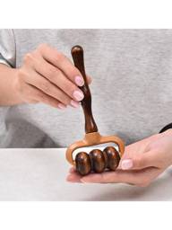 Wooden Massage Roller 5.9 x 2.75 in #1