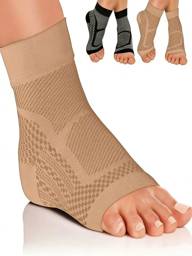 Beige Compression Socks 2nd Compression Class S/M Unisex #1