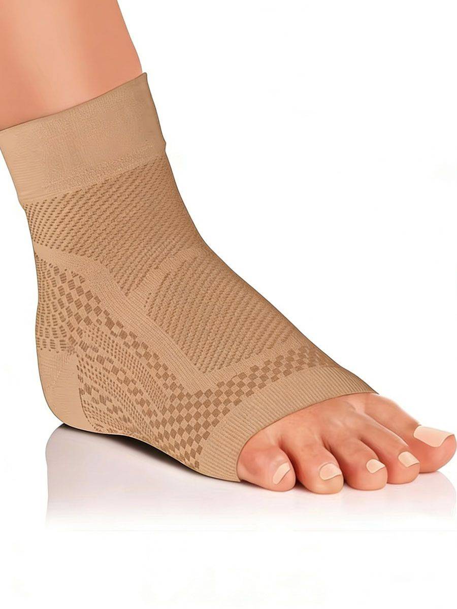 Beige Compression Socks 2nd Compression Class S/M Unisex #3