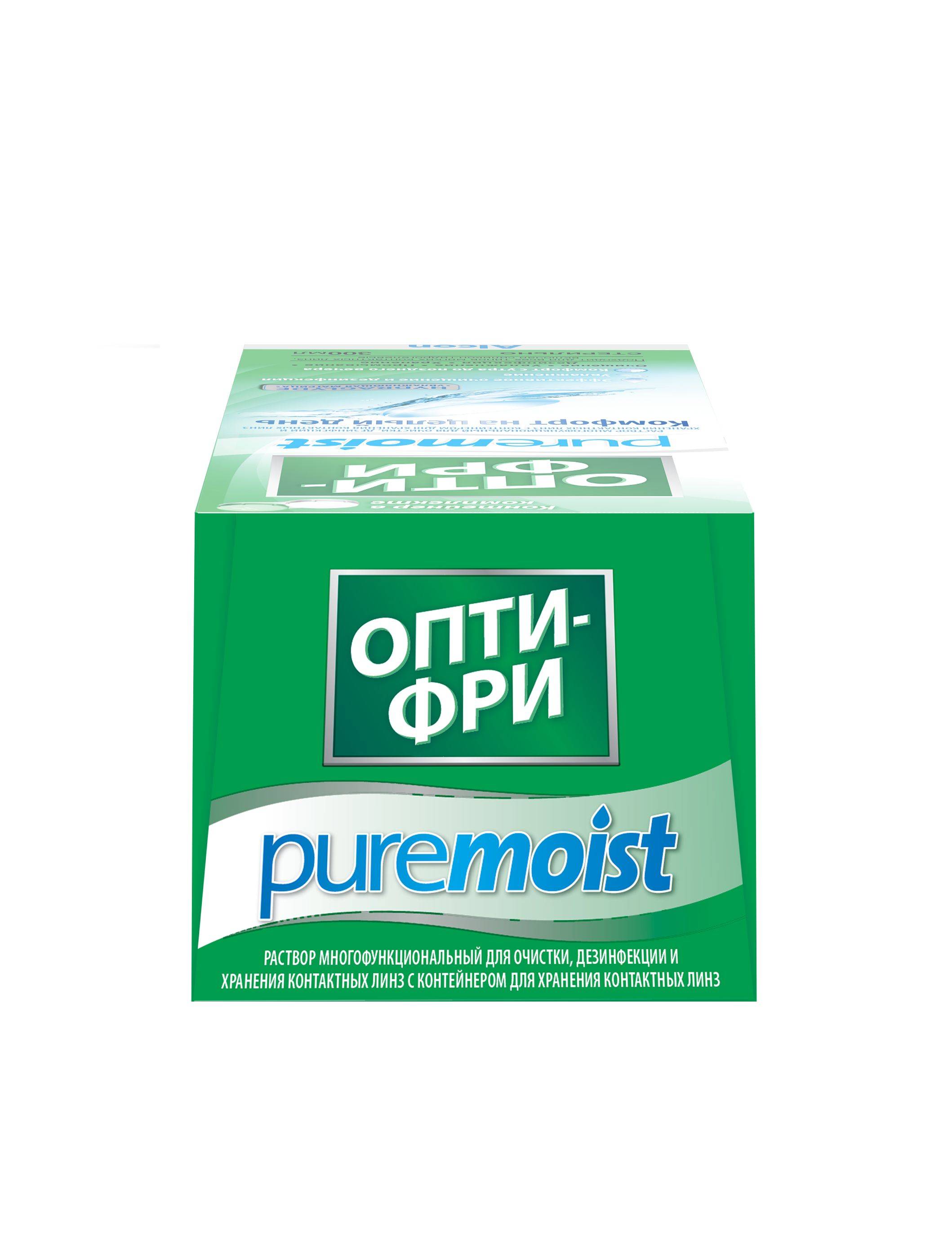 Alcon Opti-Free Pure Moist Multipurpose Lens Solution 300 mL with Case #13