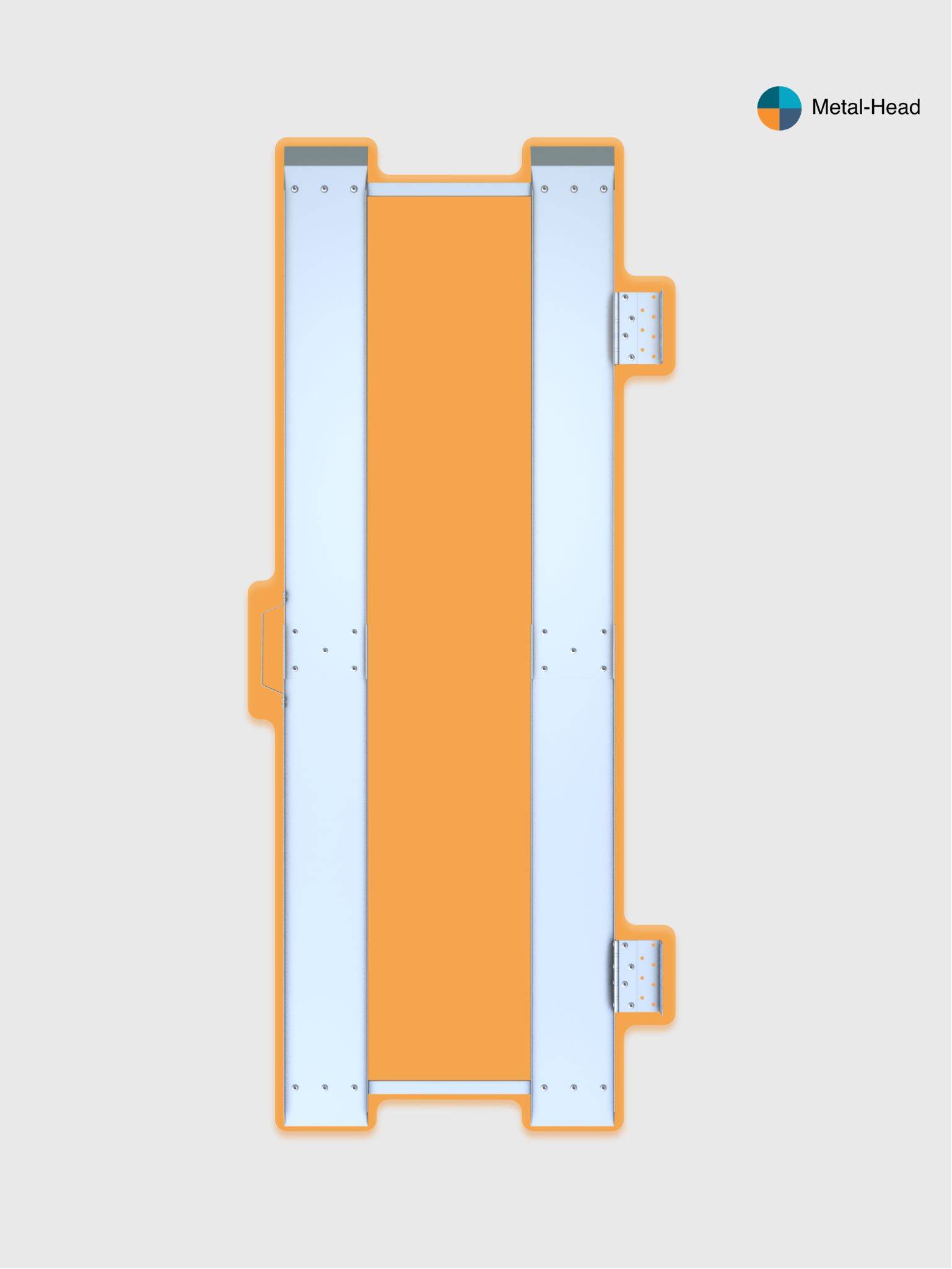 Metal-Head Fold-Down Ramp 220 cm (Right Mount) #4