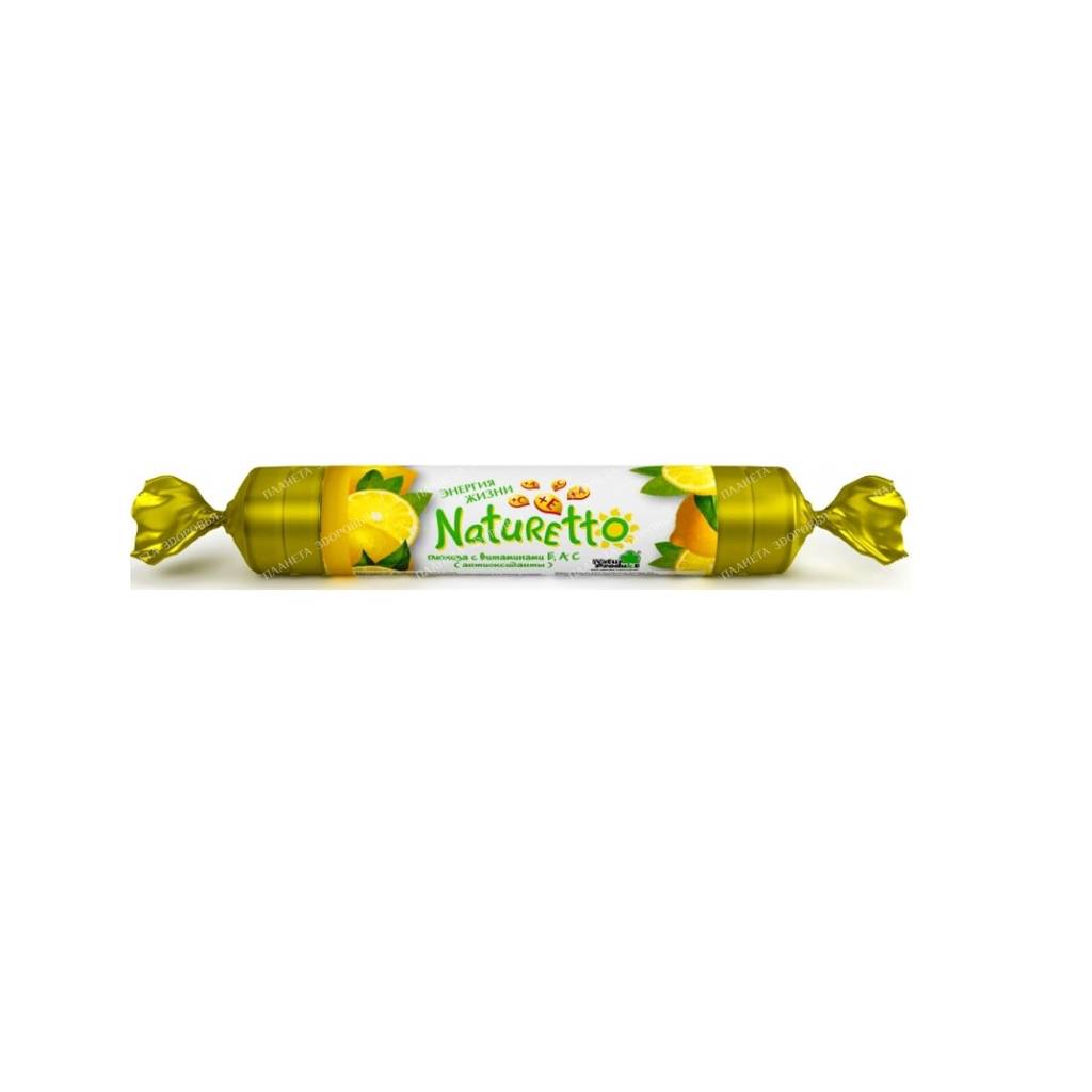 Naturetto Vitamins E, A, C-antioxidants with lemon flavor tablets №17