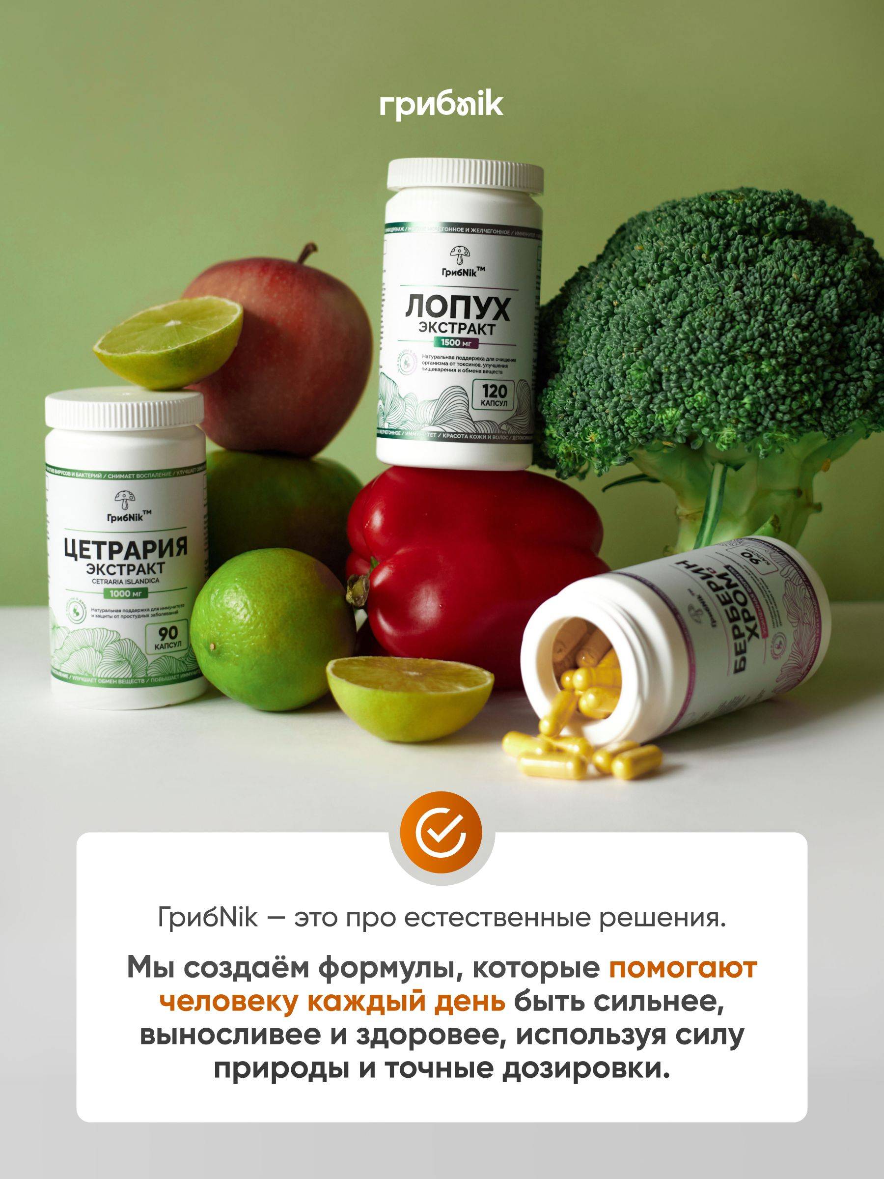 GribNik L-Carnitine Tartrate 900 mg Capsules 90 #13