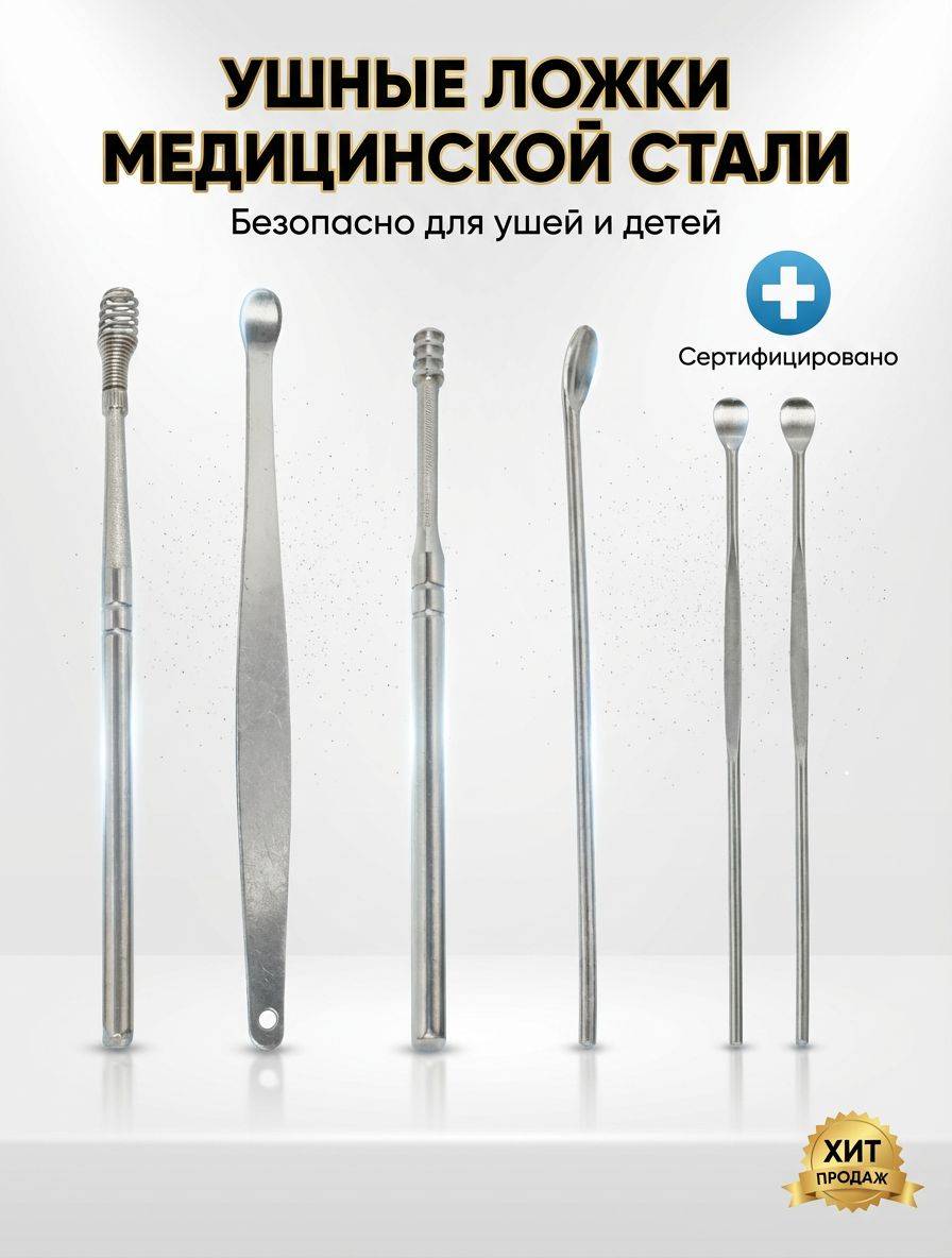 Ear and Nose Cleaning Tool, 6 pcs #4