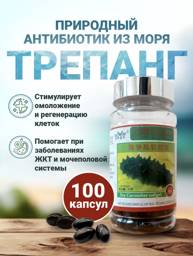 Trepang Capsules 100 pcs – Natural antioxidant supplement for immune, liver, heart, GI and skin support #1