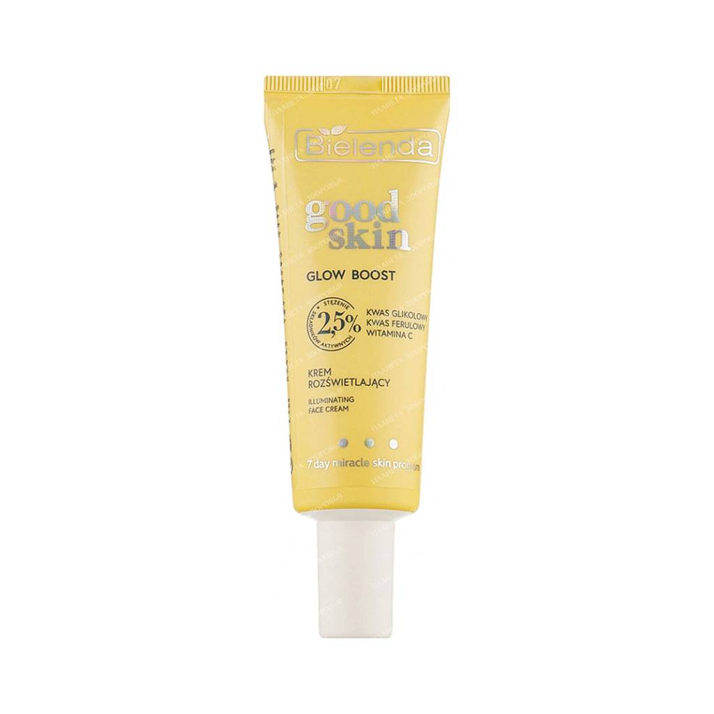BIELENDA GOOD SKIN GLOW BOOST Cream with glycolic acid, vitamin C and ferulic acid 50 ml
