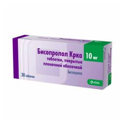 KRKA Bisoprolol Tablets 10 mg 30 Pack #1