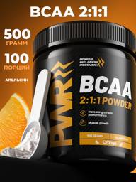 PWR Ultimate Power BCAA 2:1:1 Orange Ginger Powder / 100 Servings 500 g #1