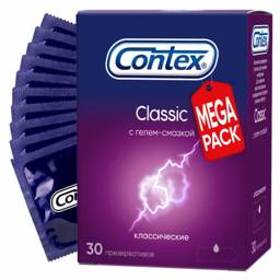 Contex Classic Condoms 30 Pack Latex with Lubricant #1