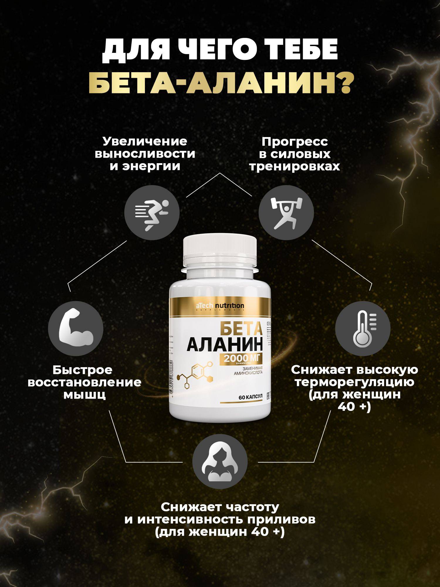 aTech Nutrition Beta-Alanine 60 Capsules #2