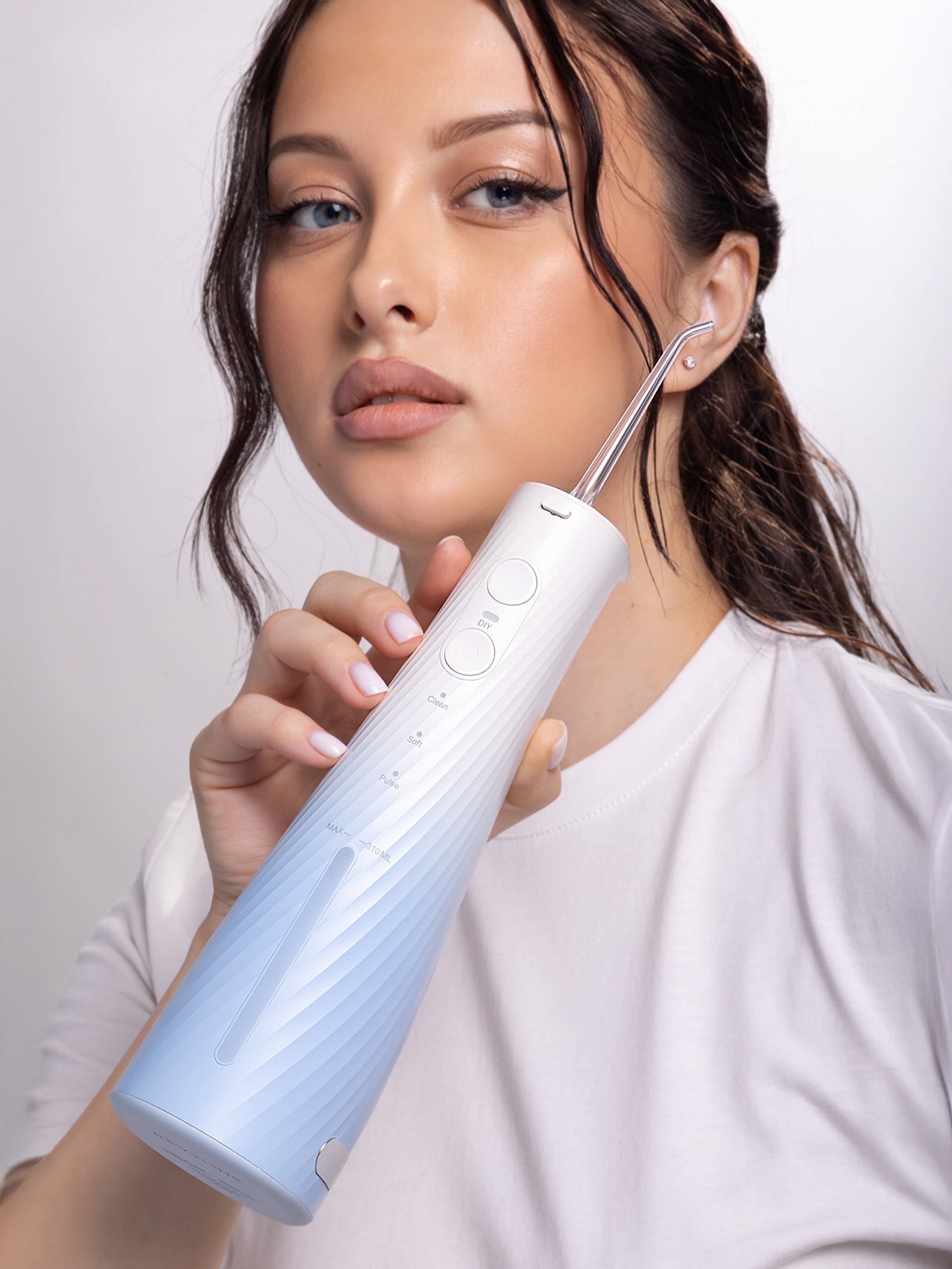 Revyline RL 640 Portable Oral Irrigator for Teeth and Gums, Braces, Implants - Cloud Dancer Special Color Edition #20