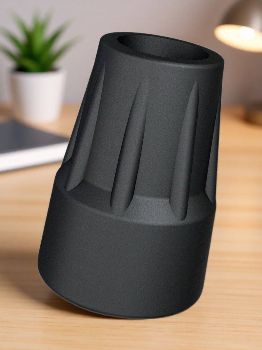 Aversus Cane Tip 22 mm Black, Thermoplastic Elastomer (TPE) #7